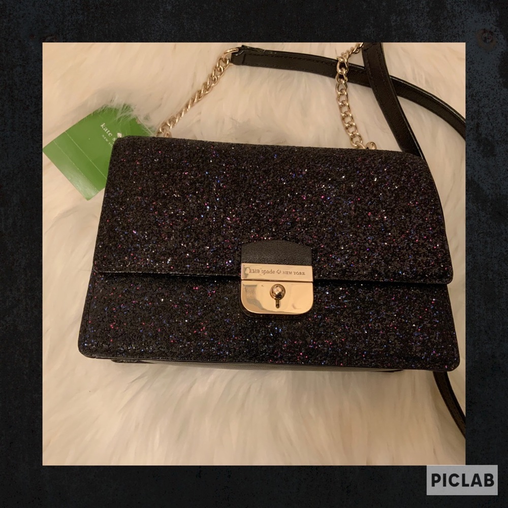 Kate Spade Sunset Lane Eden Glitter Bag - NWT